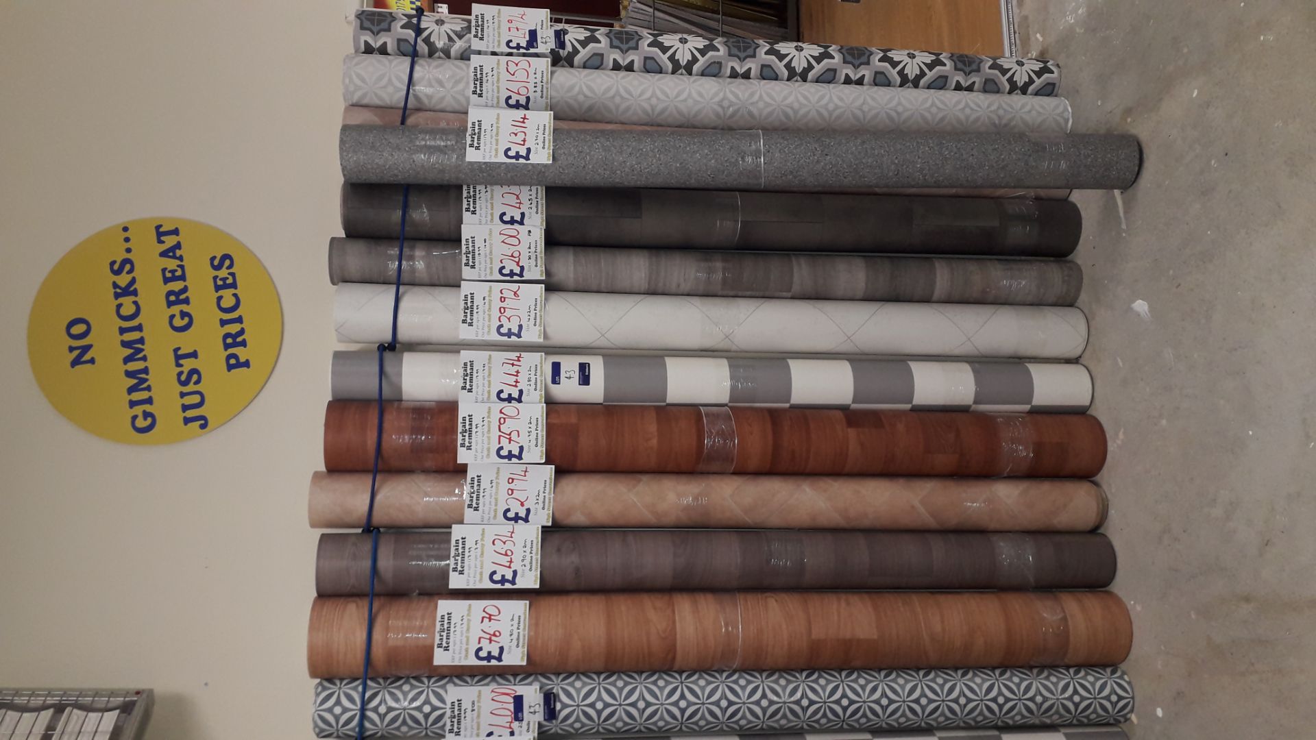 13 x Part Rolls of Various Lino