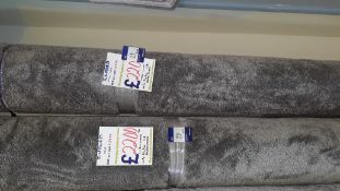 2 Rolls of Enford Carpet Comprising of 1 x Oca 2.70m x 5m Rp. £22 Sqm, 1 x Chinchilla 2.90m x 5m Rp.