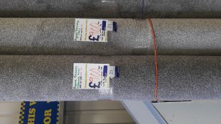 2 x Rolls of Royale Saxon 2.9m x 5m Carpet (1 x Morning Mist and 1 x Grey) Rp. £9 Sqm