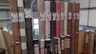 Quantity of Part Rolls of Various Lino - Located Upstairs