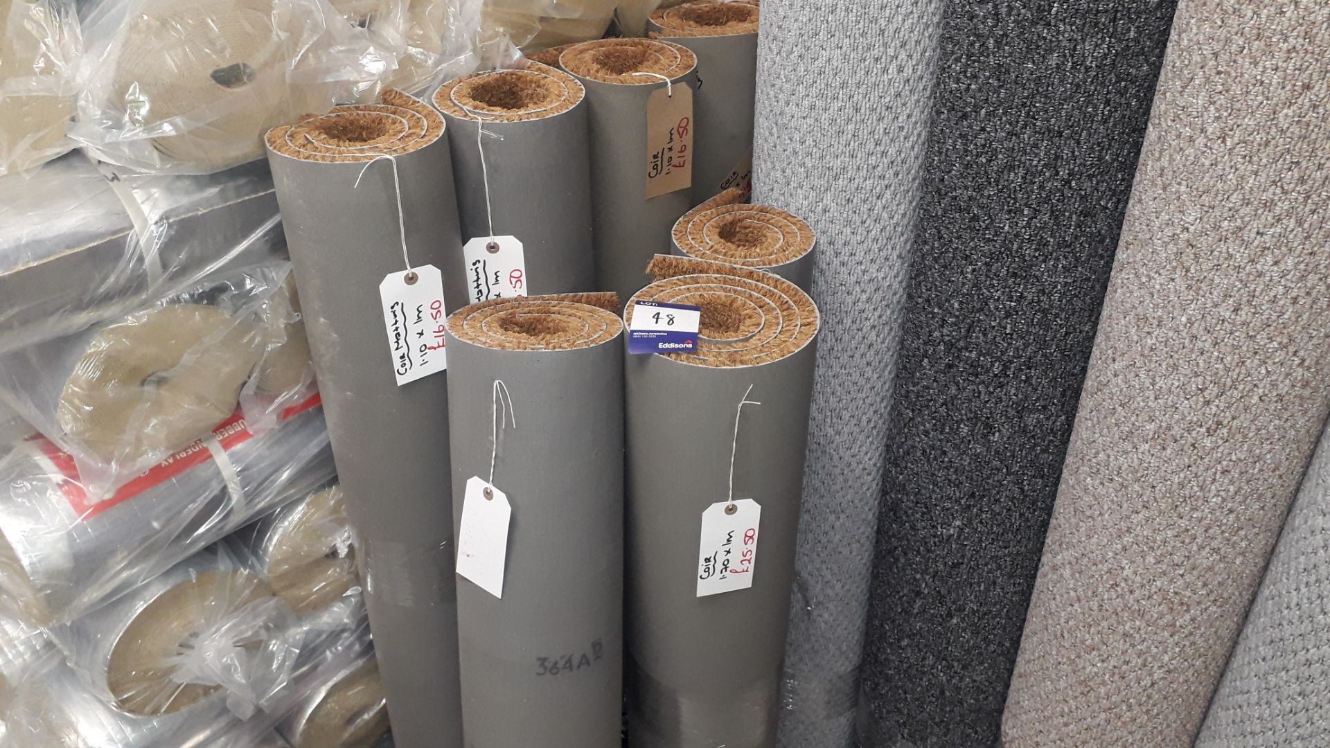 7 x Rolls of Various Length Coir Matting - Image 2 of 2