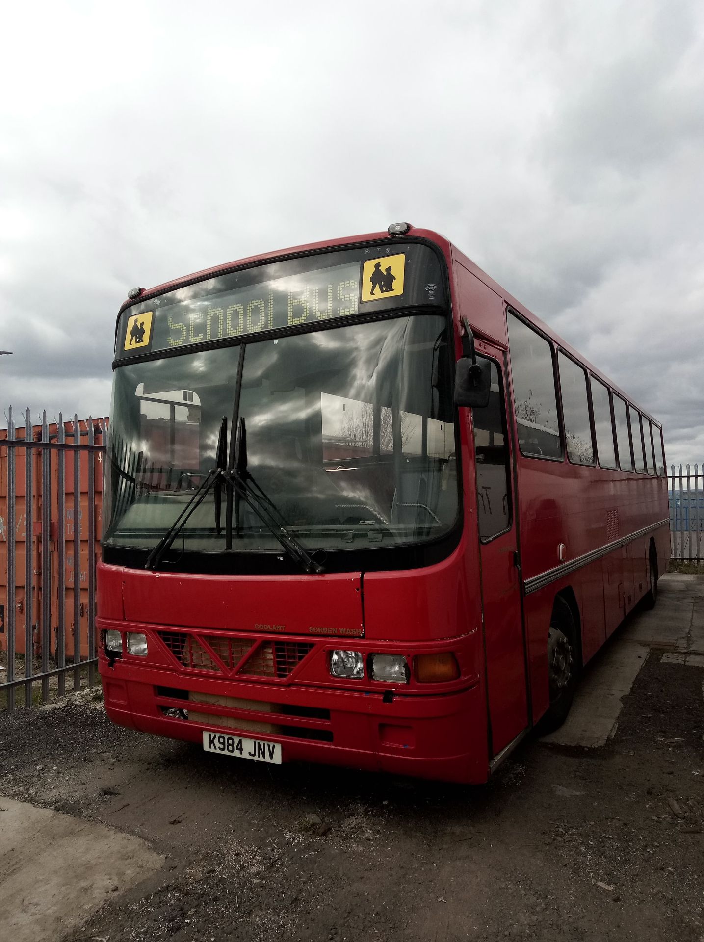 Leyland Tiger School Bus Registration K984 JNV, Date of Registration October 1992, Vehicle