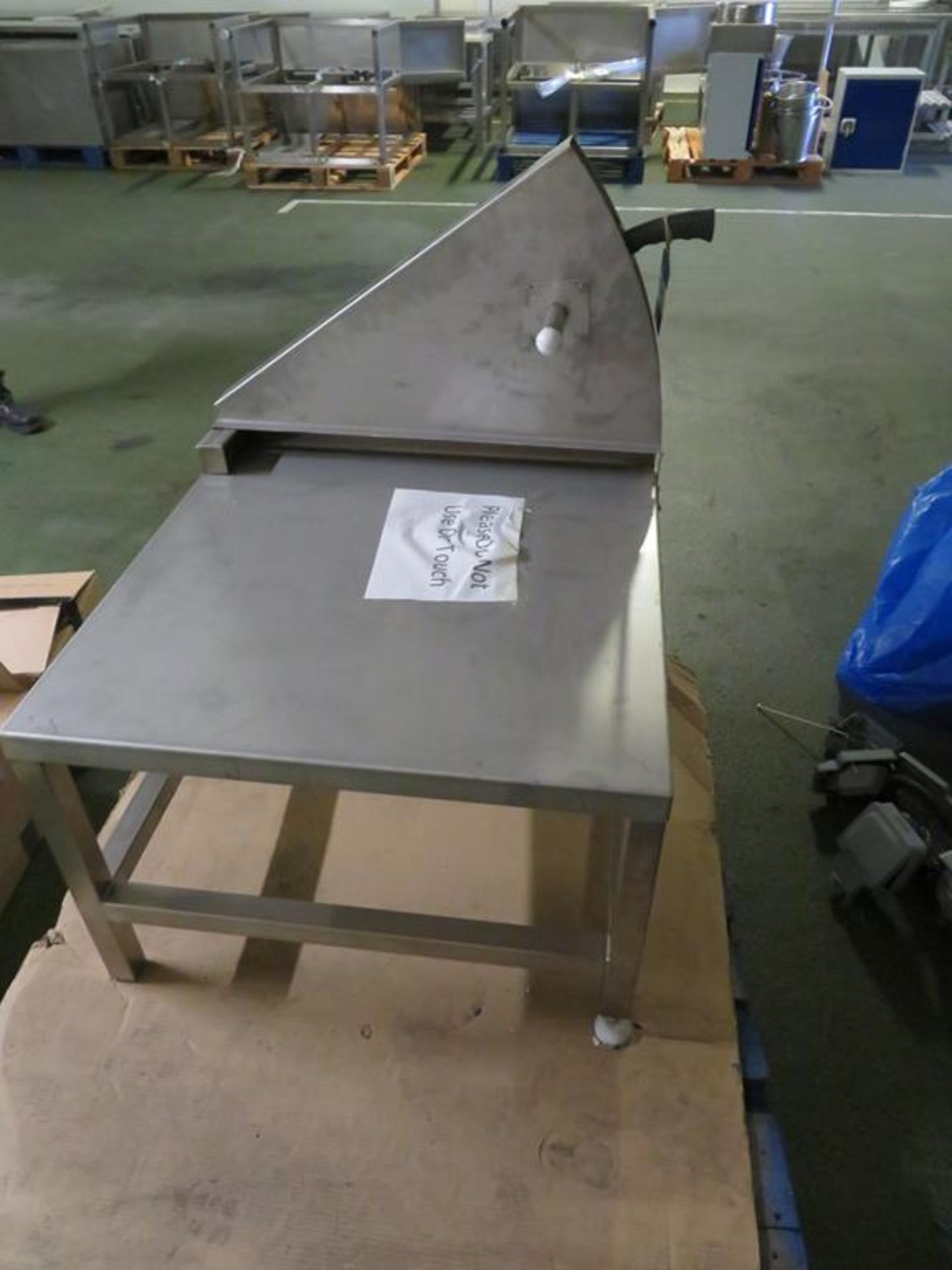 Stainless Steel framed manual guillotine