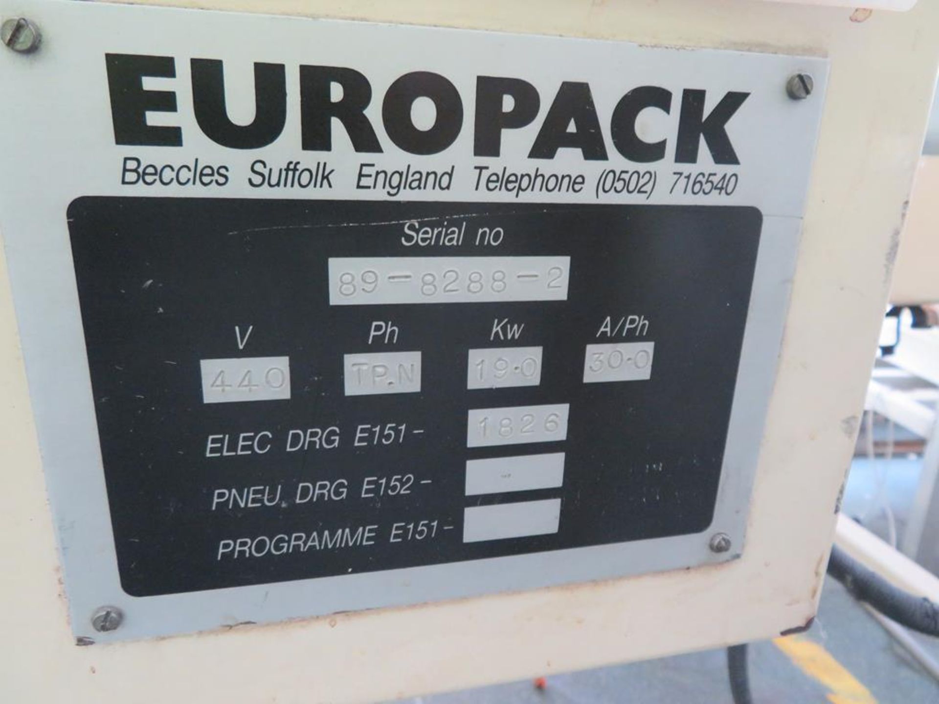 Europack Shrink Tunnel (c4m long) - Image 5 of 12