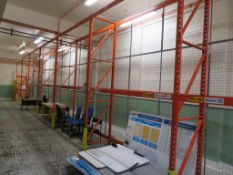 17 x bays of Redirack SD170 Pallet Racking inc 24 Uprights 3.7m x 900mm & 68 beams 2.7m x 900mm x 40