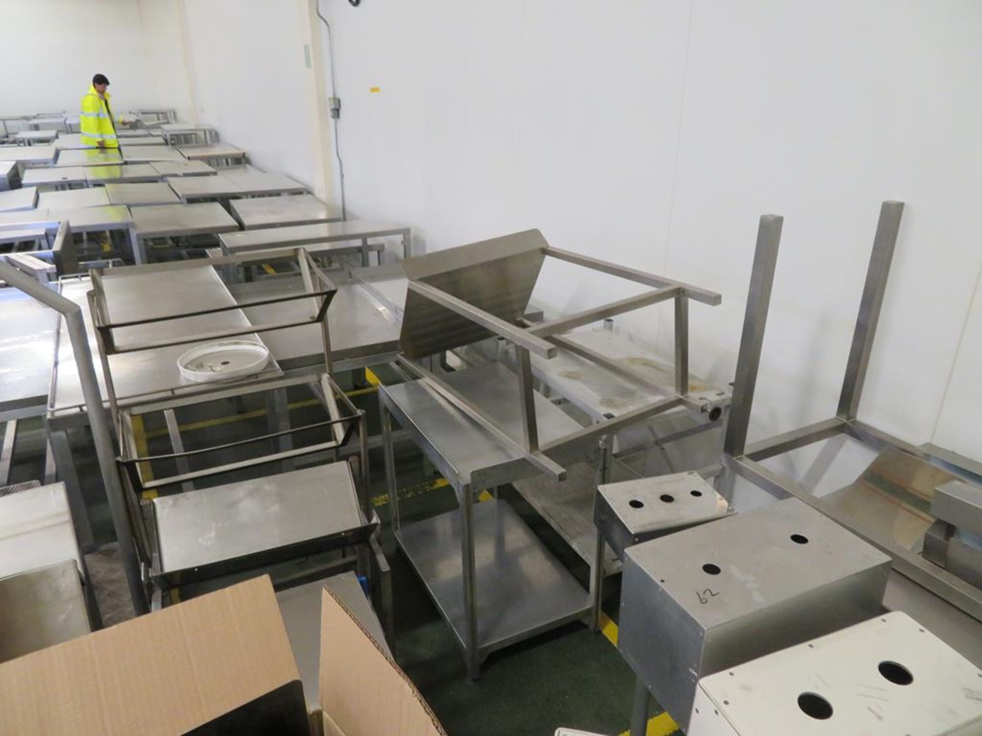 Qty of small Stainless Stands, 2 x Access Platforms, 4 x Lecterns, 2 x Cabinets, Qty of Stainless & - Image 11 of 12