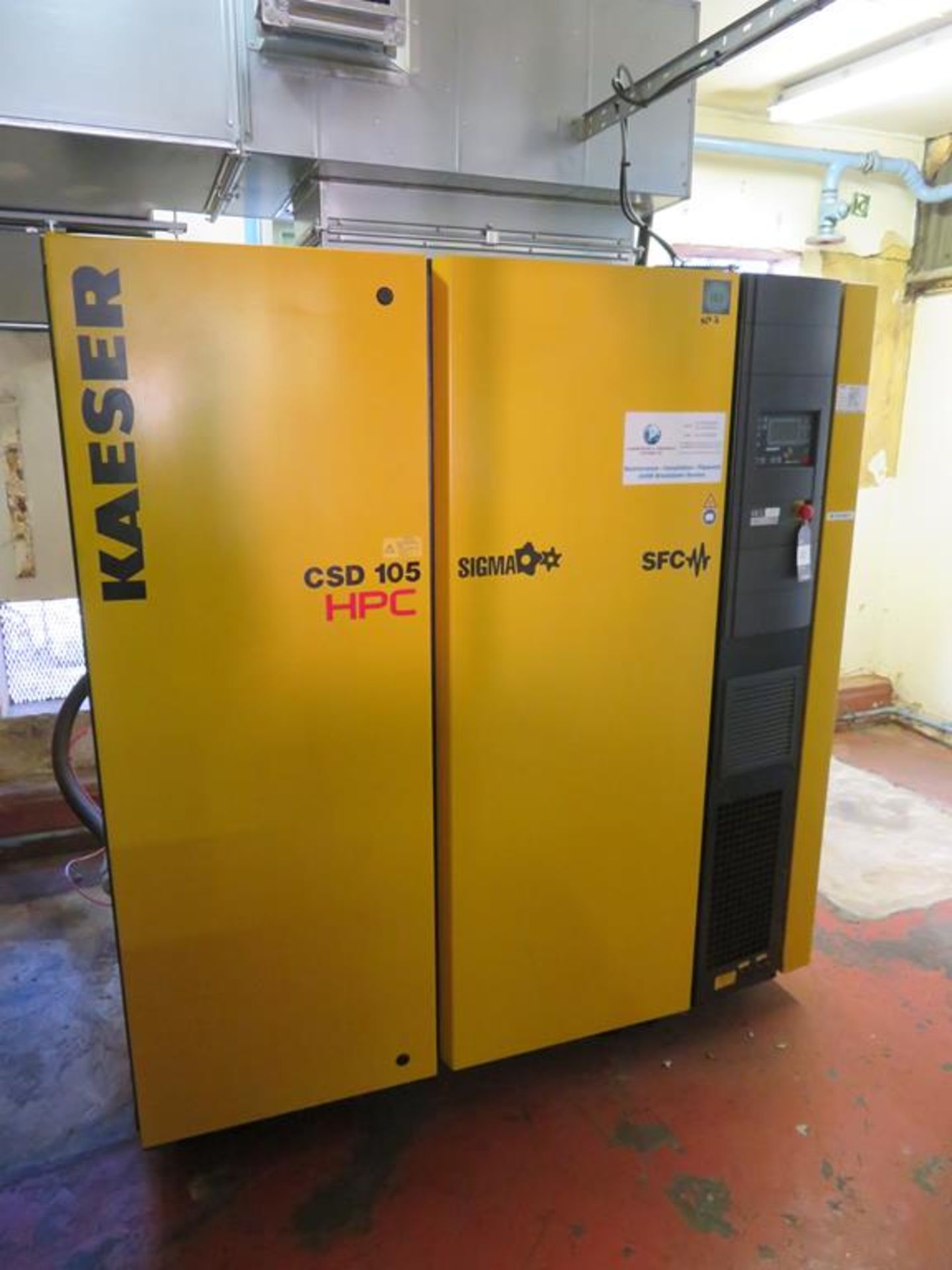 Kaeser Compresses Air System inc 2015 Kaeser CSD 105 SFC Screw Compressor