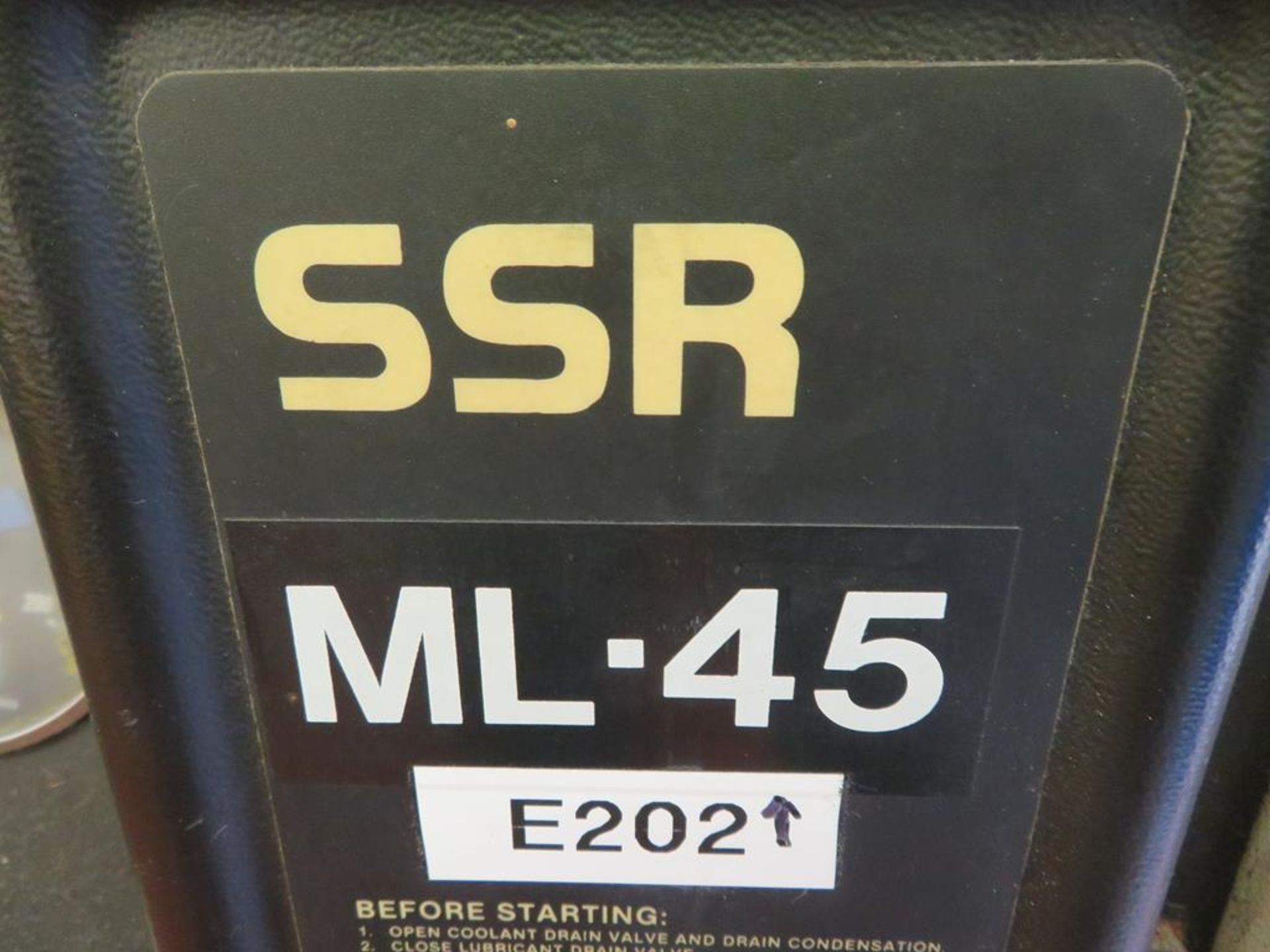 Ingersoll Rand SSR Ml-45 Screw Compressor & a HPC Plusair AS 30 Screw Compressor - Image 3 of 7