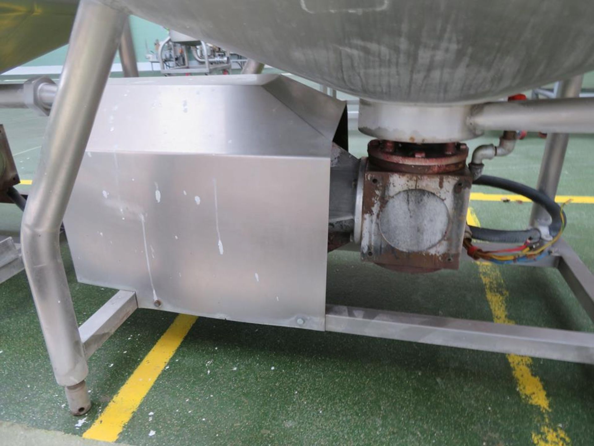 2 x Fat Mixing Tanks with Motor Driven Bottom Blade (900 x 900 x 900 mm deep) - Image 2 of 6