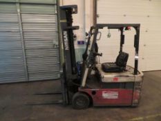 1998 Nissan 18 3 Wheel Electric Fork Lift Truck