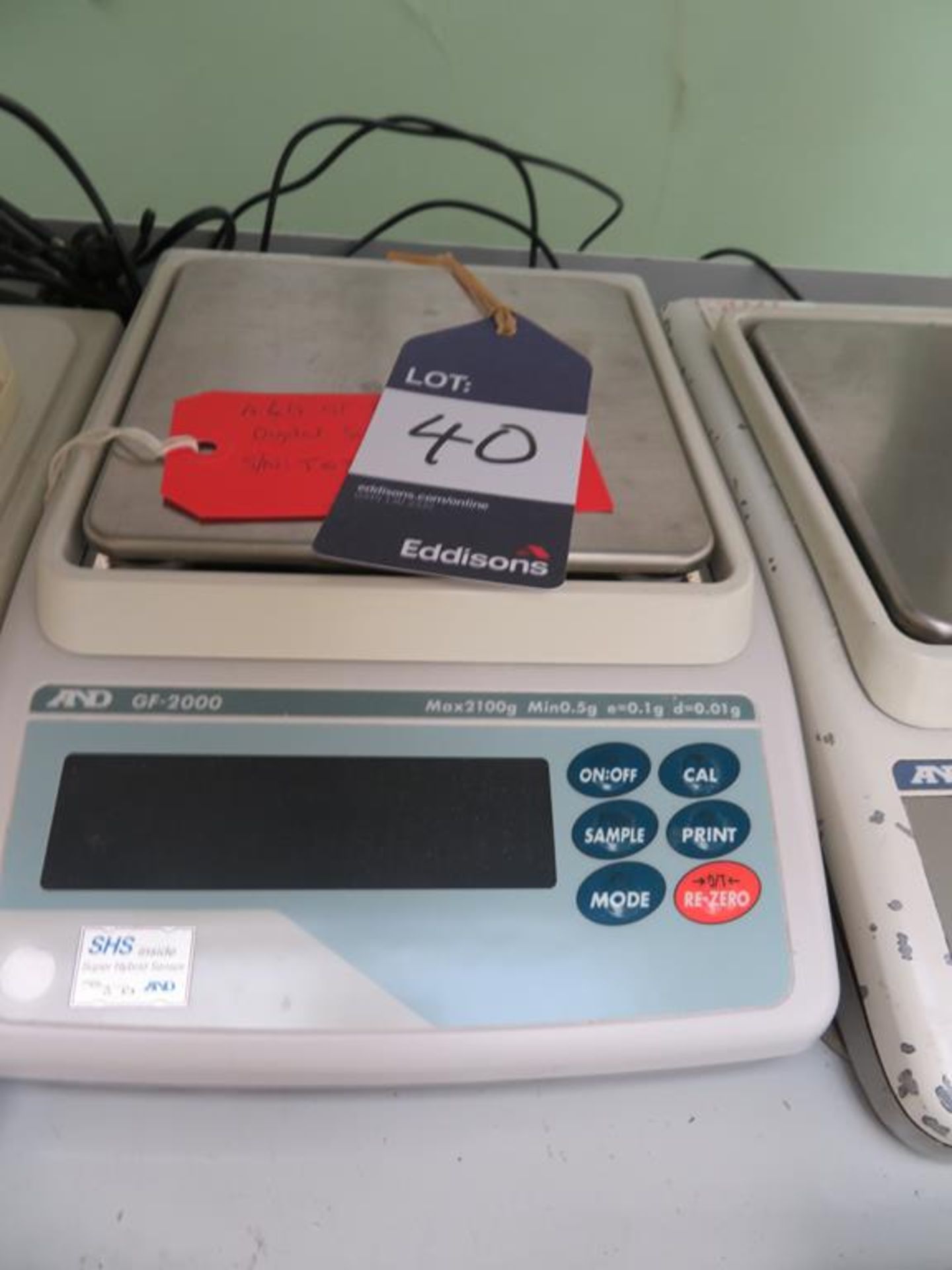 3 x AND Digital Scales - Models HF-300G, GF-2000 & GX - 4000 - Image 3 of 4