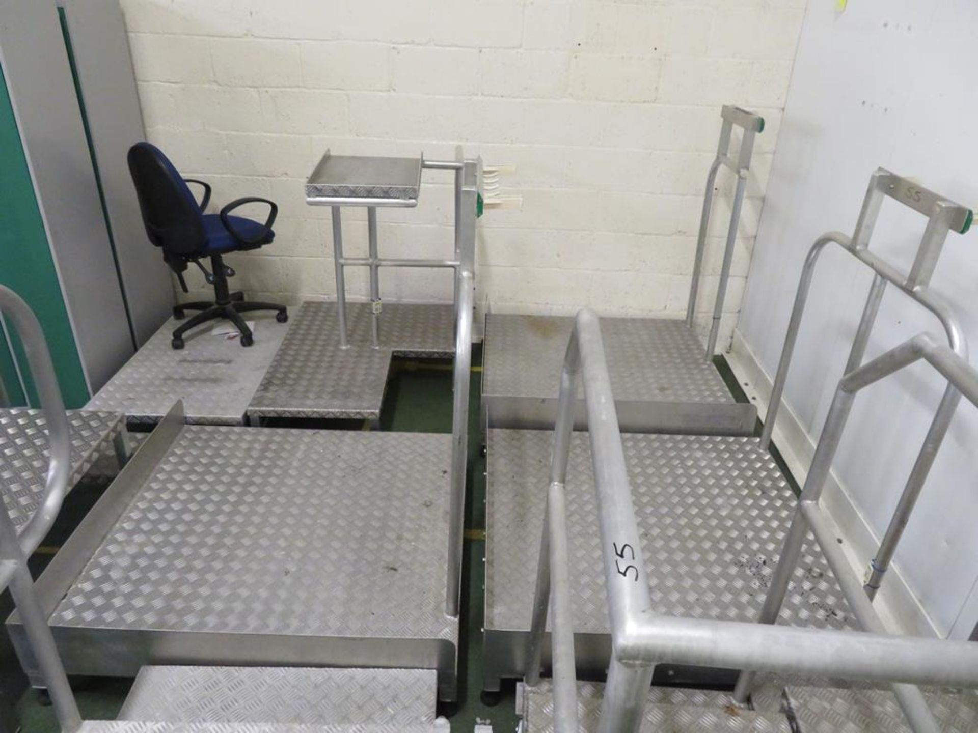 15 x various Stainless Steel & Aluminium Factory Stands, Gantries and Access Steps (the largest with - Image 3 of 4