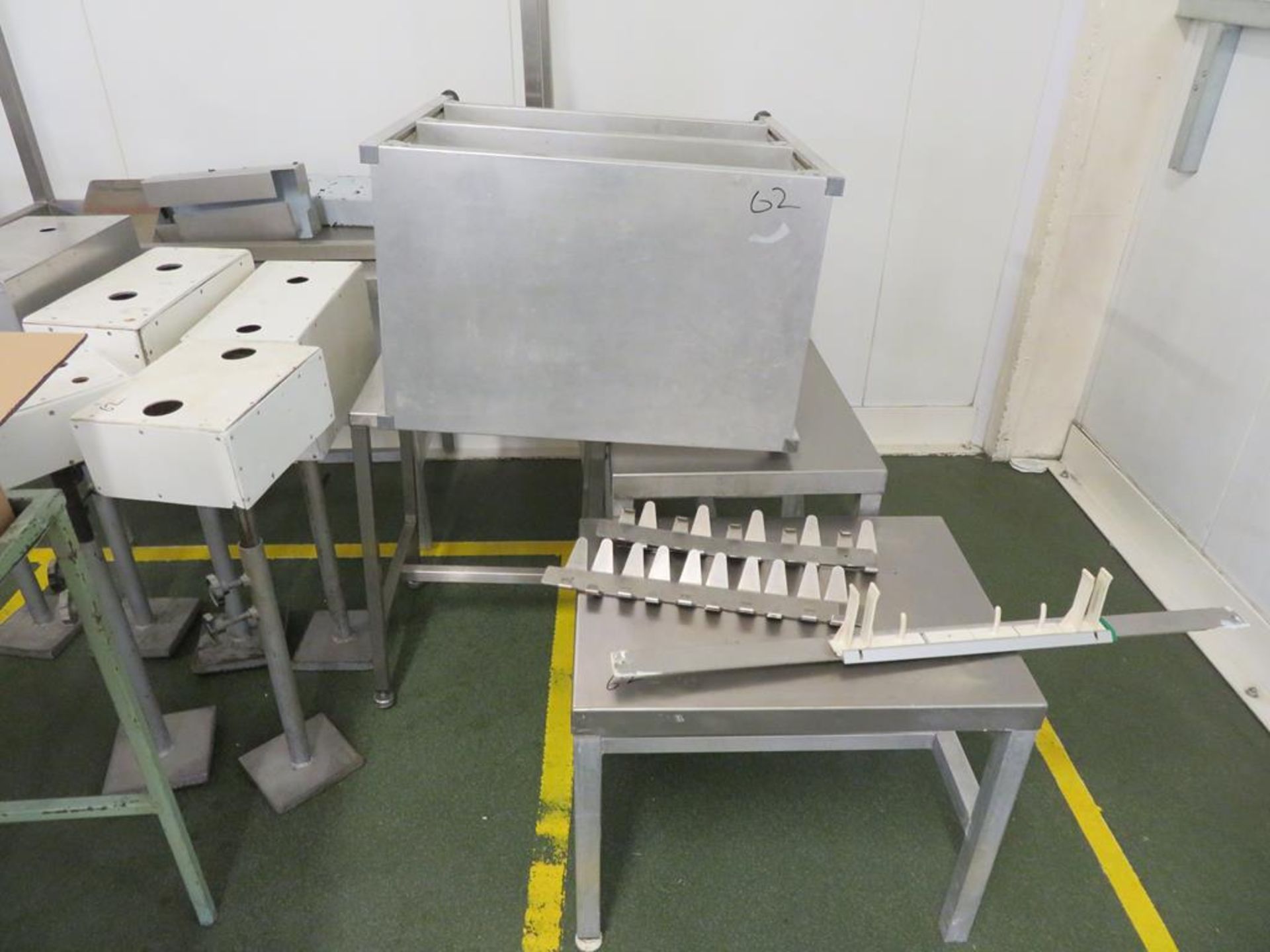 Qty of small Stainless Stands, 2 x Access Platforms, 4 x Lecterns, 2 x Cabinets, Qty of Stainless & - Image 10 of 12