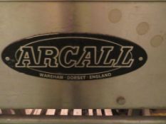 2 x Arcall Belt & Flight Conveyors c 8m x 280mm