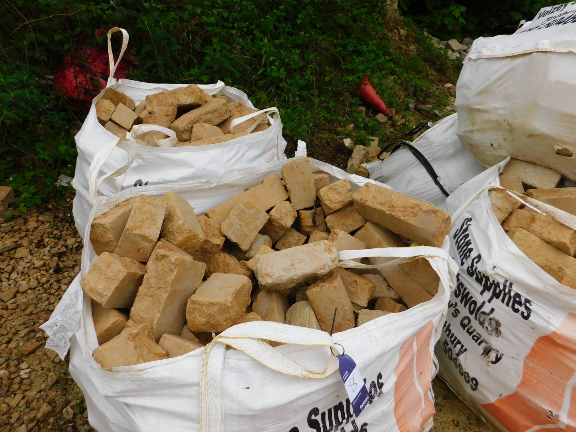 6 x Bags of sawn and split stone - Image 2 of 2