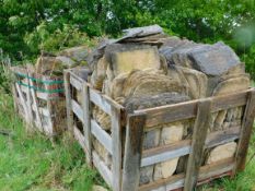 2 x Crates of Indian Cotswold roof tiles, approxim