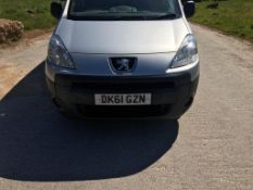 Peugeot Partner, Registration DK61 GZN, Mot to 20/