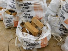 10 x Bags of sawn and split Oakhill quarry stone