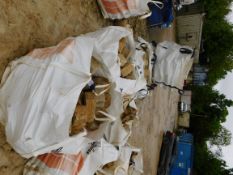 5 x Bags of white semi dress stone