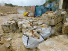 15 x Pallets of sawn and split Oakhill quarry ston
