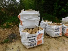 3 x Bags of sawn and split stone