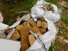 10 x Bags of sawn and split stone