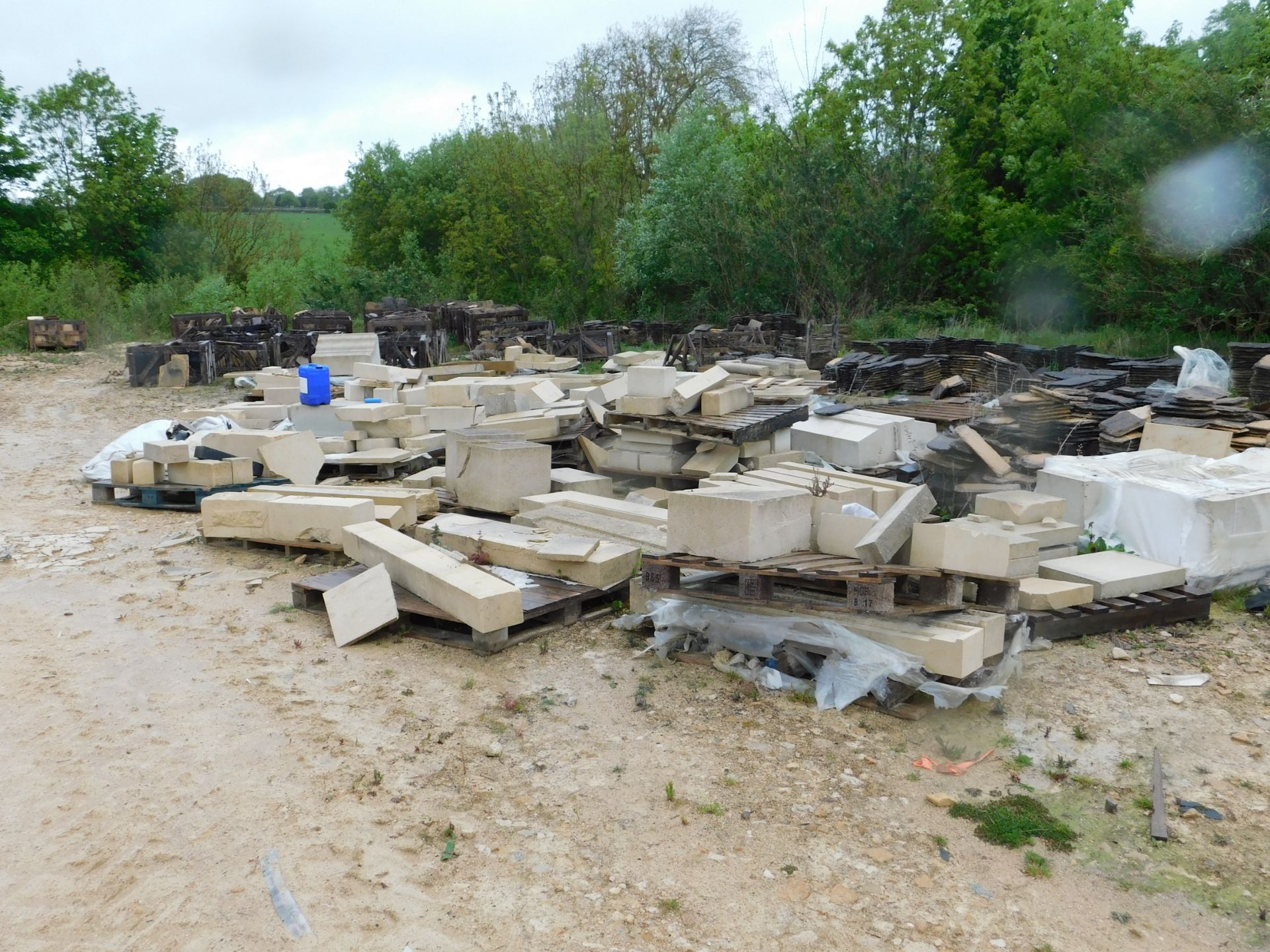 Large quantity of cut masonry stone, to right hand - Image 3 of 3