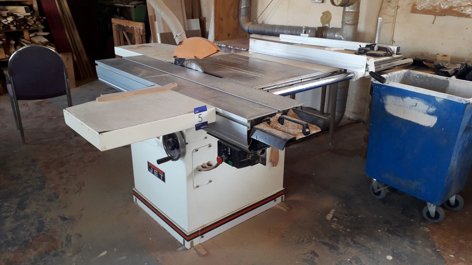 Jet JTSS 1500 Sliding Table Saw (2007) Serial Numb