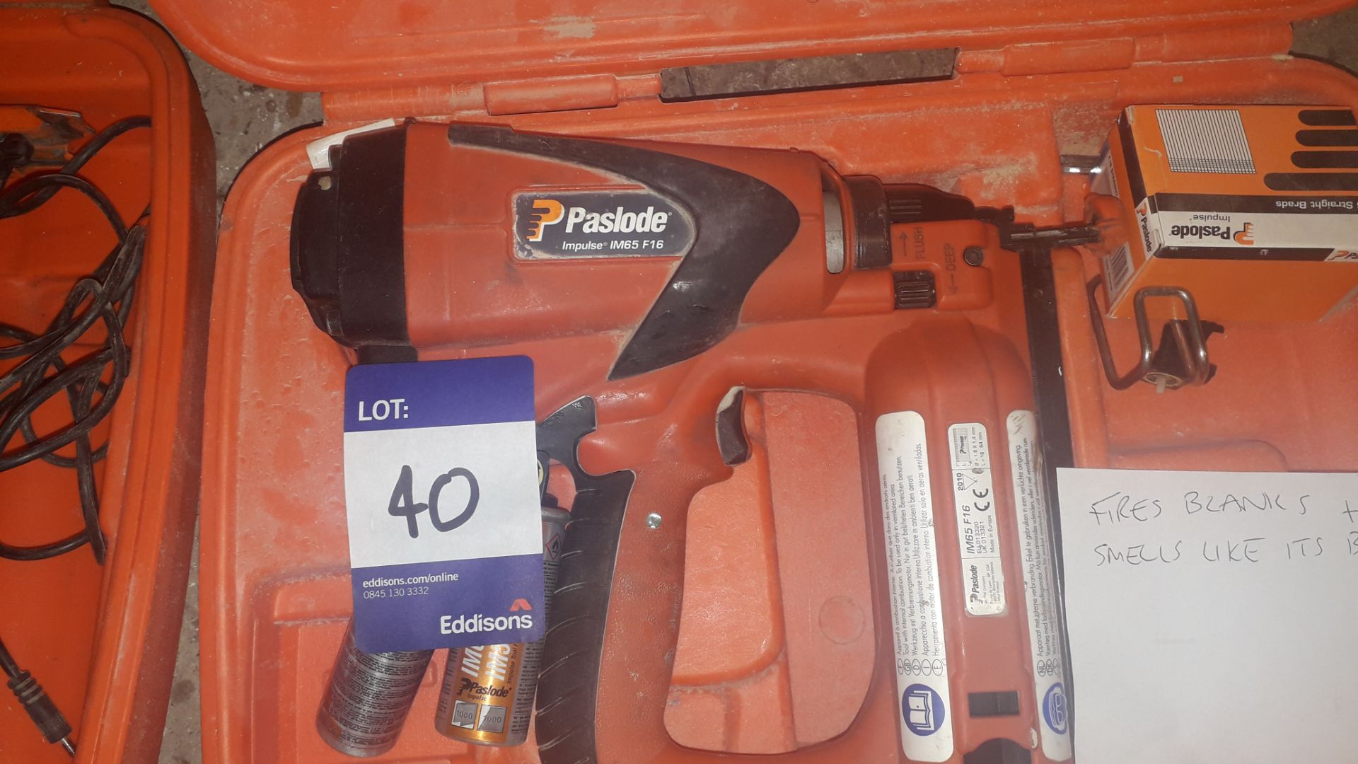 2 x Paslode Impulse Nail Guns comprising of Impulse IM65 F16 (in need of repair) and Impulse IM350/ - Image 3 of 4