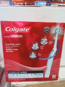 8 x COLGATE OMRON PRO CLINICAL A1500 ELECTRIC TOOTHBRUSH SETS. NOTE: UNCHECKED CUSTOMER RETURNED