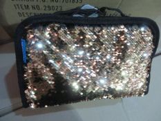 36 x Brand New Smash Global Insulated Sequin Lunch Bags