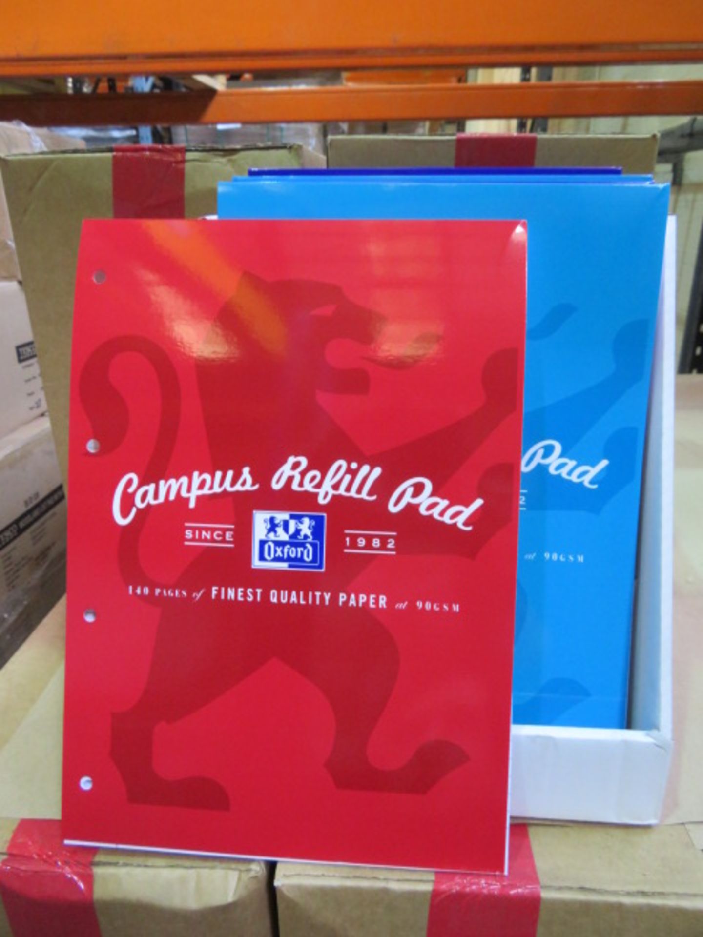 60 x BRAND NEW OXFORD CAMPUS REFIL PADS A4. EACH CONTAINS 140 PAGES OF FINEST QUALITY 90GSM PAPER