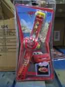 200 x BRAND NEW SEALED DISNEY PIXAR CARS 2 PROJECTION WATCH. PRICE MARKED AT £10 EACH