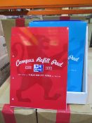 60 x BRAND NEW OXFORD CAMPUS REFIL PADS A4. EACH CONTAINS 140 PAGES OF FINEST QUALITY 90GSM PAPER