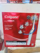 8 x COLGATE OMRON PRO CLINICAL A1500 ELECTRIC TOOTHBRUSH SETS. NOTE: UNCHECKED CUSTOMER RETURNED