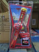 200 x BRAND NEW SEALED DISNEY PIXAR CARS 2 PROJECTION WATCH. PRICE MARKED AT £10 EACH