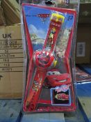 200 x BRAND NEW SEALED DISNEY PIXAR CARS 2 PROJECTION WATCH. PRICE MARKED AT £10 EACH