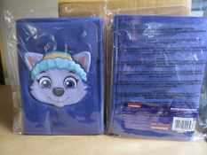 268 x BRAND NEW PAW PATROL PLUSH NOTEBOOKS A5