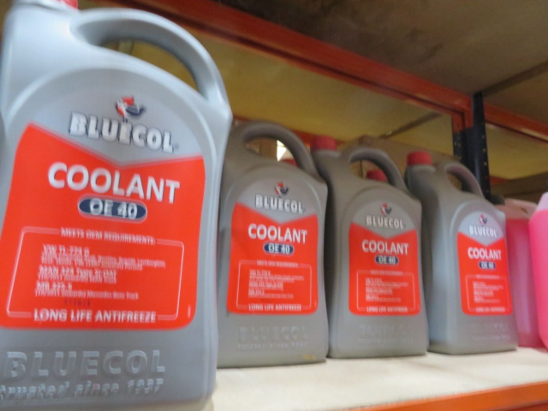 10 x SEALED BLUECOL 5L OE 40 COOLANT MEETS OEM REQUIRMENTS. EXTENDED LIFE ANTIFREEZE