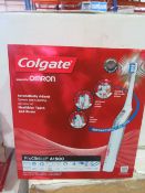 8 x COLGATE OMRON PRO CLINICAL A1500 ELECTRIC TOOTHBRUSH SETS. NOTE: UNCHECKED CUSTOMER RETURNED