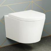 BRAND NEW BOXED Lyon II Wall Hung Toilet inc Luxury Soft Close Seat.RRP £349.99.We love this because