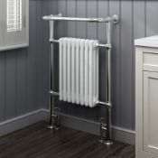 BRAND NEW BOXED 952x659mm Large Traditional White Premium Towel Rail Radiator.RRP £449.99.We love