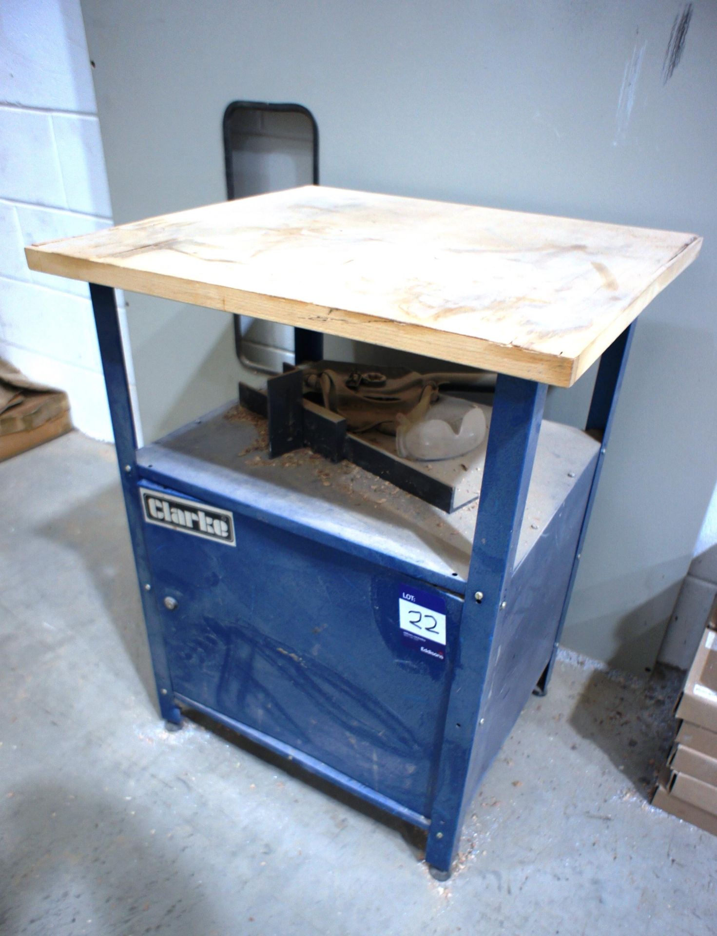 Clarke Single Door Workshop Cabinet, 850 x 480 x 480mm