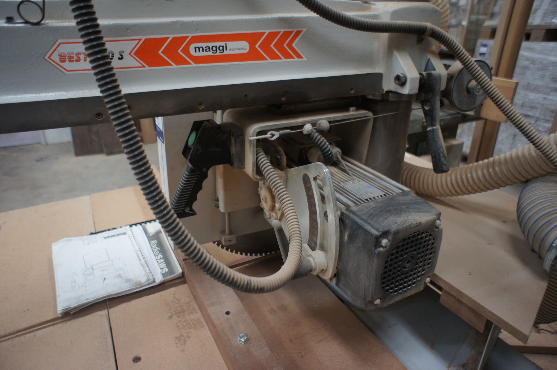Maggi Best 700S Radial Arm Saw, 550mm blade, serial number 56840201, year of manufacture 2005 ( - Image 3 of 4