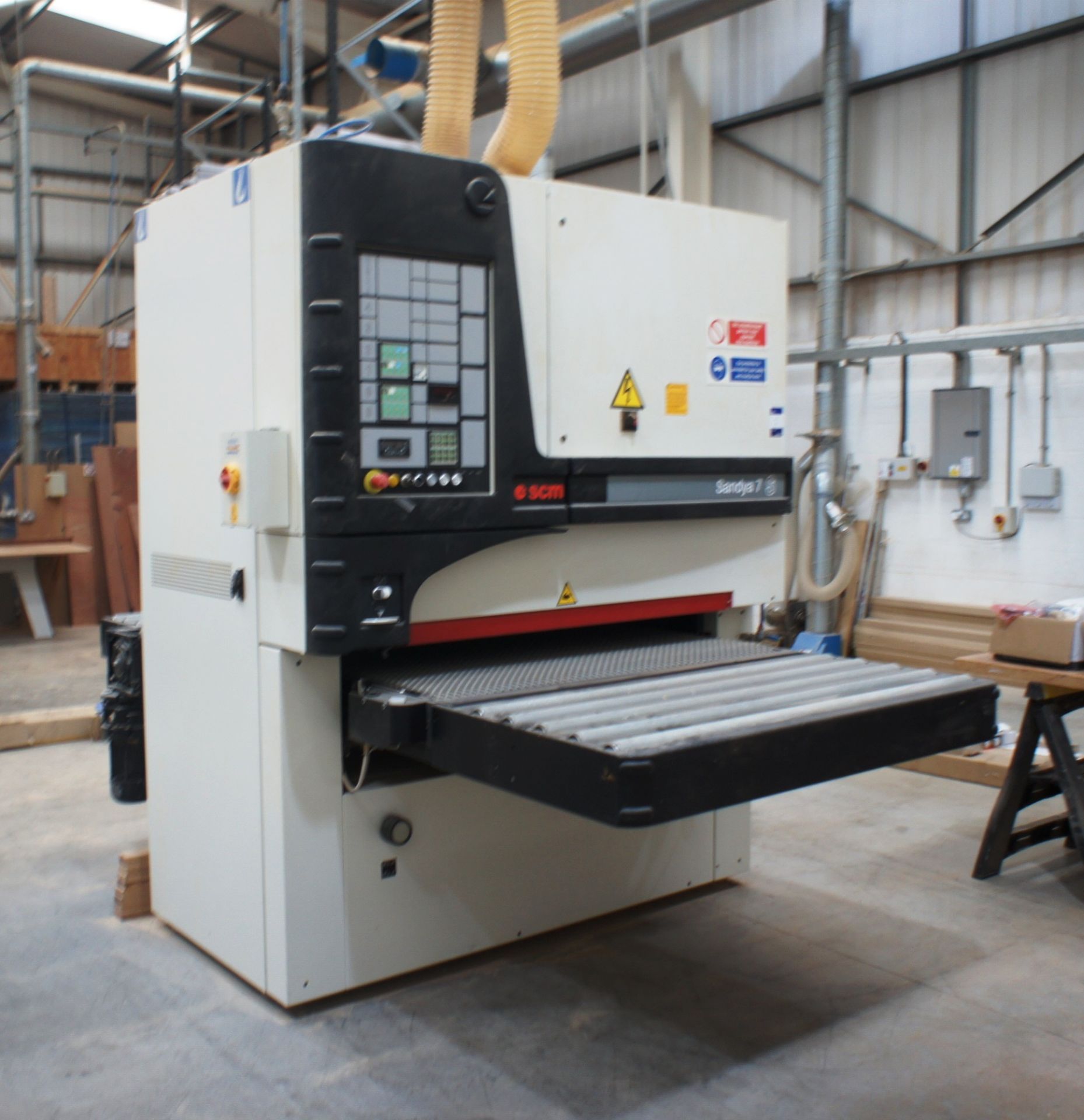 SCM Sandya 75 Drum Sander, width 1350mm, serial number AE-027659, year of manufacture 2005 ( - Image 2 of 6