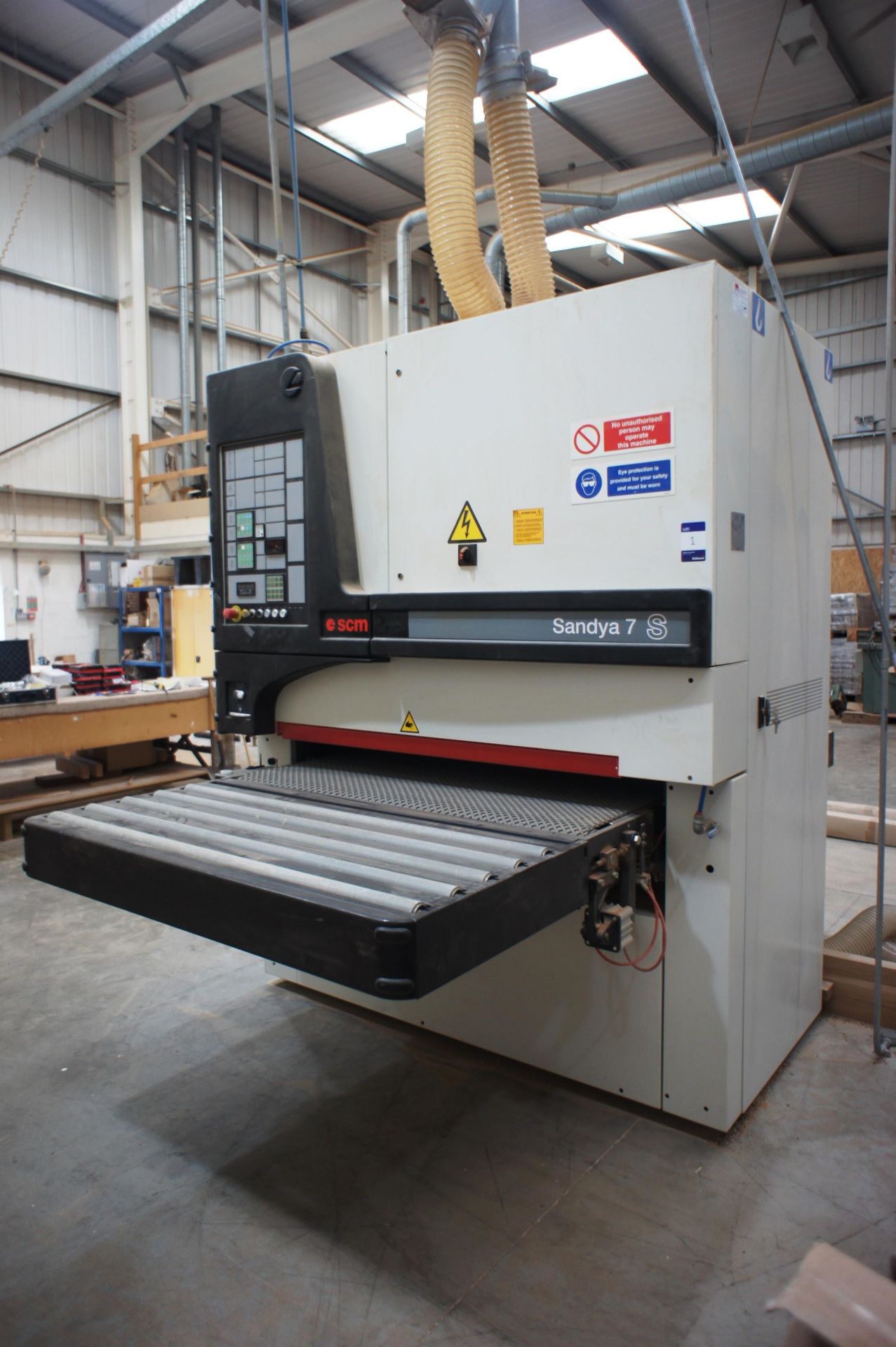 SCM Sandya 75 Drum Sander, width 1350mm, serial number AE-027659, year of manufacture 2005 (