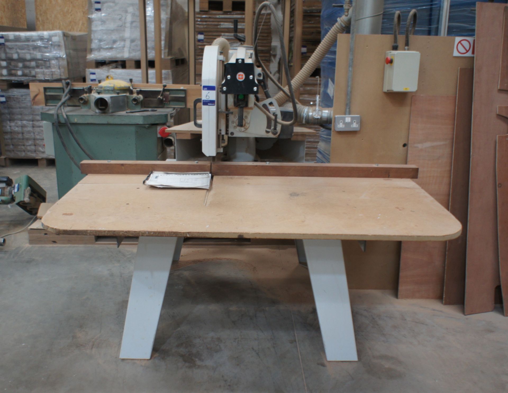 Maggi Best 700S Radial Arm Saw, 550mm blade, serial number 56840201, year of manufacture 2005 ( - Image 2 of 4