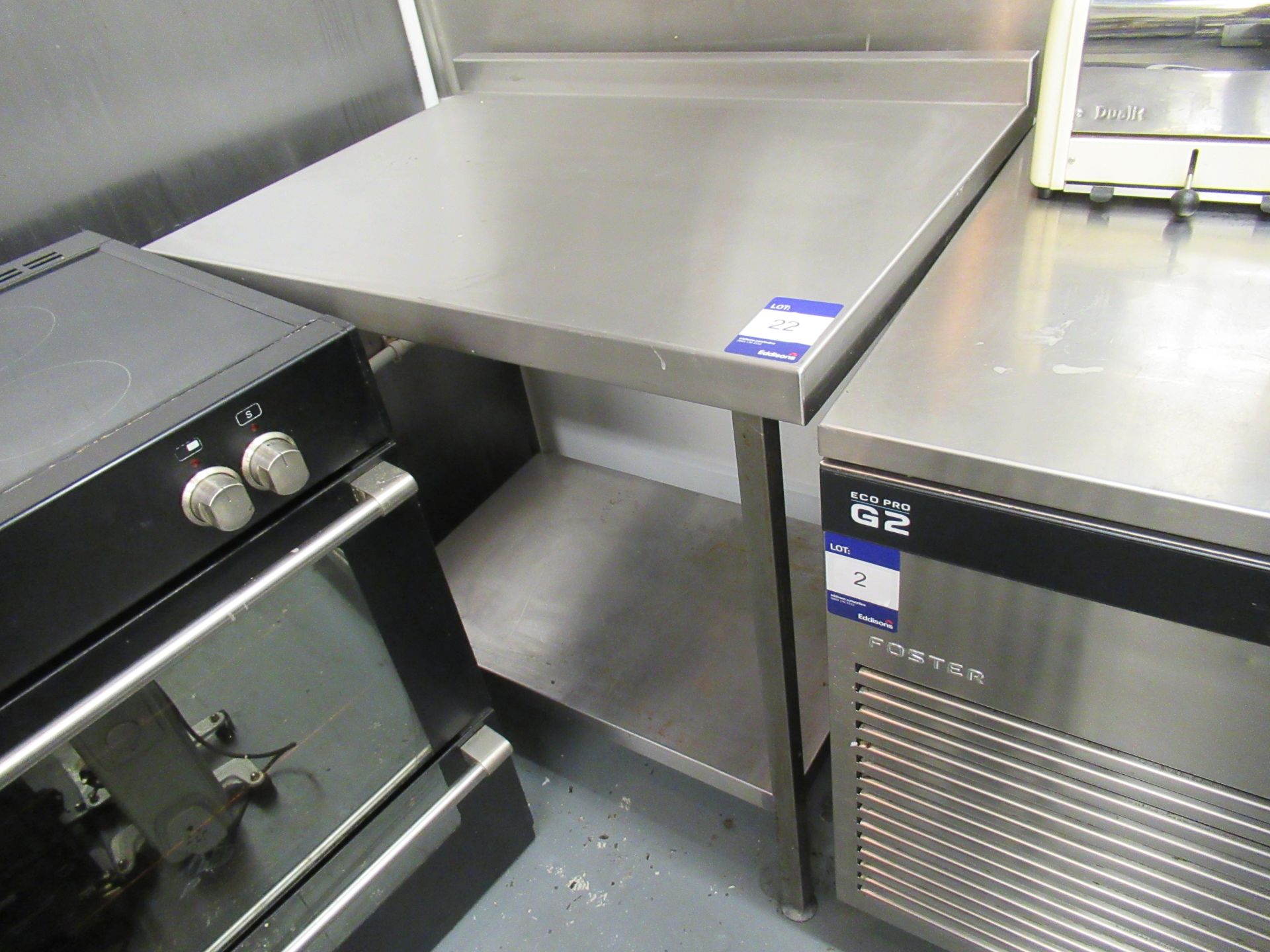 Stainless Steel Preparation Table with Undershelf 900x650mm