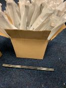 (KH40) APPROX. 50 x KITCHEN DOOR HANDLES - TWIN RAIL HANDLE 320MM CHROME ETC