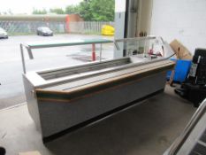 Heated servery unit